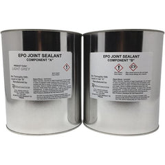 Made in USA - 2 Gal Concrete Repair/Resurfacing - Light Gray, 38.5 Sq Ft Coverage, Epoxy Resin - Exact Tooling