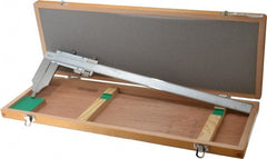 Mitutoyo - 0 to 12" Stainless Steel Vernier Caliper - 0.0010" Graduation, 90mm Jaw Depth, 0.002" Accuracy - Exact Tooling
