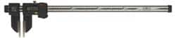 Mitutoyo - 0 to 450mm Range, 0.01mm Resolution, IP66 Electronic Caliper - Stainless Steel with 100mm Carbon Fiber Reinforced Plastic (CFRP) Jaws, 0.05mm Accuracy, SPC Output - Exact Tooling