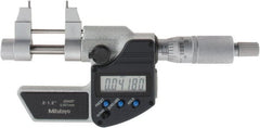 Mitutoyo - 0.2 to 1.2" Range, 0.00005" Resolution, Electronic Inside & Tubular Micrometer - Exact Tooling