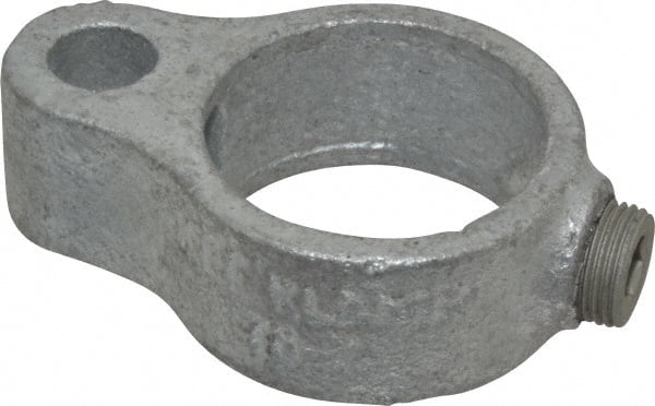 Kee - 1-1/4" Pipe, Malleable Iron Gate Hinge Fitting - Galvanized Finish - Exact Tooling