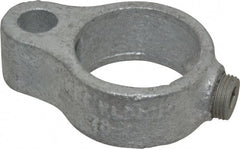 Kee - 1-1/4" Pipe, Malleable Iron Gate Hinge Fitting - Galvanized Finish - Exact Tooling