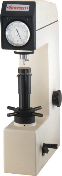 Starrett - Rockwell A, B, C, D, E, F, G, H, K Bench Top Hardness Tester - Exact Tooling