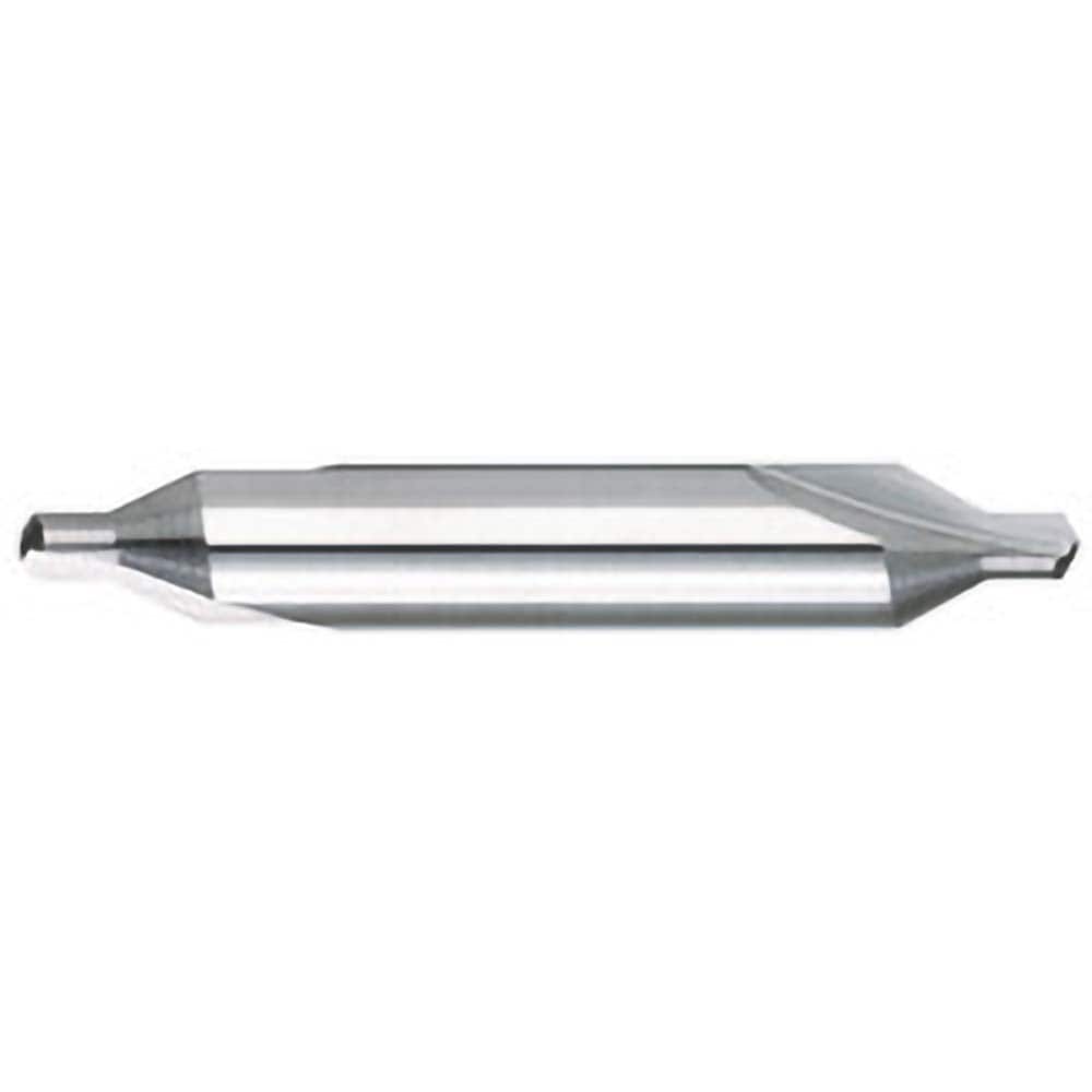 Titan USA - Combination Drill & Countersinks; Material: Solid Carbide ; Included Angle: 60 ; Trade Size: #5 ; Body Diameter (Inch): 7/16 ; Body Diameter (Decimal Inch): 7/16 ; Overall Length (Inch): 2-3/4 - Exact Tooling