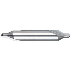 Titan USA - Combination Drill & Countersinks; Material: Solid Carbide ; Included Angle: 60 ; Trade Size: #1 ; Body Diameter (Inch): 1/8 ; Body Diameter (Decimal Inch): 1/8 ; Overall Length (Inch): 1-1/2 - Exact Tooling