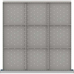 LISTA - 9-Compartment Drawer Divider Layout for 3.15" High Drawers - Exact Tooling