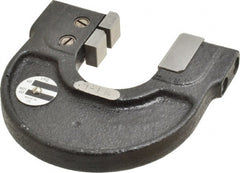 YPG - 1 to 1-1/4 Inch, Cast Iron 3x Frame Snap Gage - 0.0001 Inch Graduation, Hardened Tool Steel Anvil - Exact Tooling