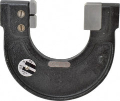 YPG - 1-3/4 to 2 Inch, Cast Iron 5 Frame Snap Gage - 0.001 Inch Graduation, Hardened Tool Steel Anvil - Exact Tooling