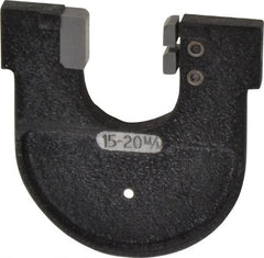 YPG - 0.57 to 0.76 Inch, Cast Iron MC0X Frame Snap Gage - Hardened Tool Steel Anvil - Exact Tooling
