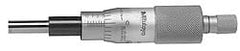 Mitutoyo - 1 Inch, 0.8268 Inch Ratchet Stop Thimble, 0.315 Inch Diameter x 34mm Long Spindle, Mechanical Micrometer Head - Exact Tooling