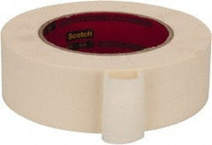 3M - 1-1/2" Wide x 60 Yd Long Tan Paper Masking Tape - Series 213, 6 mil Thick, 27 In/Lb Tensile Strength - Exact Tooling