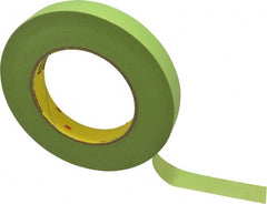 3M - 3/4" Wide x 60 Yd Long Green Paper Masking Tape - Series 401+/233+, 6.7 mil Thick, 25 In/Lb Tensile Strength - Exact Tooling