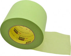 3M - 4" Wide x 60 Yd Long Green Paper Masking Tape - Series 401+/233+, 6.7 mil Thick, 25 In/Lb Tensile Strength - Exact Tooling