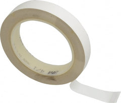 3M - White Solid Color Vinyl Tape - 3/4" Wide x 108' Long x 5.2 mil Thick, General Traffic - Exact Tooling