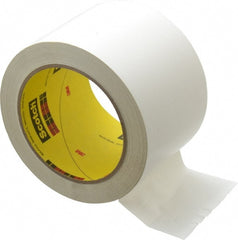 3M - White Solid Color Vinyl Tape - 3" Wide x 108' Long x 5.2 mil Thick, General Traffic - Exact Tooling
