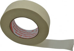 3M - 1-1/2" Wide x 60 Yd Long Tan Paper Masking Tape - Series 2364, 6.5 mil Thick, 24 In/Lb Tensile Strength - Exact Tooling