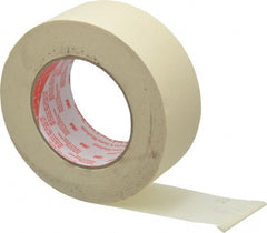 3M - 2" Wide x 60 Yd Long Tan Paper Masking Tape - Series 2364, 6.5 mil Thick, 24 In/Lb Tensile Strength - Exact Tooling