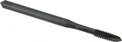 OSG - #10-24 UNC, 3 Flute, Oxide Finish, Vanadium High Speed Steel Spiral Point Tap - Plug Chamfer, Right Hand Thread, 70mm OAL, 7/8" Thread Length, 0.194" Shank Diam, 2B Class of Fit, Series 250 - Exact Tooling
