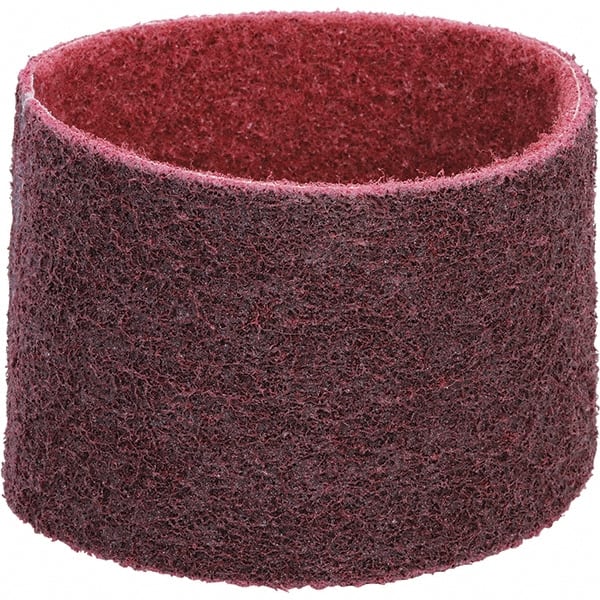 Dynabrade - 3-1/2" Wide x 15-1/2" OAL, Aluminum Oxide Abrasive Belt - Aluminum Oxide, Medium, Nonwoven, Cloth Backing, Wet/Dry - Exact Tooling