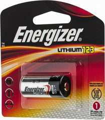 Energizer - Size 123, Lithium, Photo Battery - 3 Volts, Flat Terminal, CR17345, ANSI, IEC Regulated - Exact Tooling