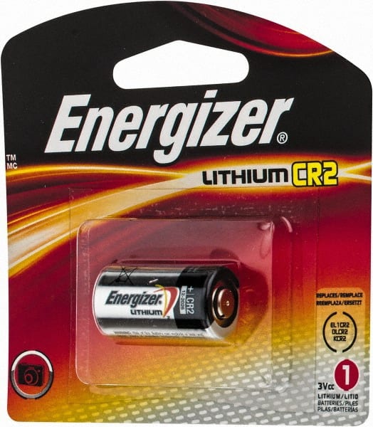 Energizer - Size CR2, Lithium, Photo Battery - 3 Volts, Flat Terminal, CR15H270, ANSI, IEC Regulated - Exact Tooling