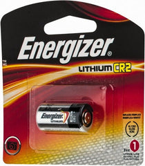 Energizer - Size CR2, Lithium, Photo Battery - 3 Volts, Flat Terminal, CR15H270, ANSI, IEC Regulated - Exact Tooling