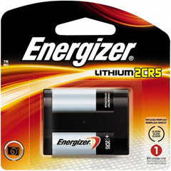 Energizer - Size 2CR5, Lithium, Photo Battery - 6 Volts, Flat Terminal, 2CR5, IEC Regulated - Exact Tooling