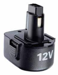 Black & Decker - 12 Volt NiCad Power Tool Battery - 1 hr Charge Time - Exact Tooling