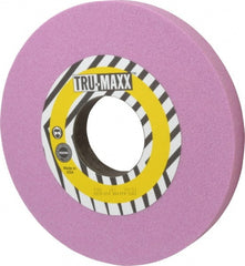 Tru-Maxx - 10" Diam x 3" Hole x 1" Thick, I Hardness, 46 Grit Surface Grinding Wheel - Aluminum Oxide, Type 1, Coarse Grade, 2,483 Max RPM, Vitrified Bond, No Recess - Exact Tooling