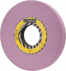 Tru-Maxx - 10" Diam x 3" Hole x 1" Thick, H Hardness, 60 Grit Surface Grinding Wheel - Aluminum Oxide, Type 1, Medium Grade, 3,250 Max RPM, Vitrified Bond, No Recess - Exact Tooling