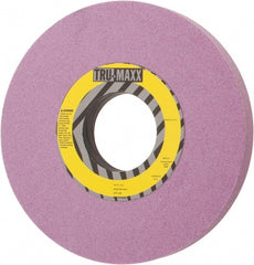 Tru-Maxx - 10" Diam x 3" Hole x 1" Thick, I Hardness, 60 Grit Surface Grinding Wheel - Aluminum Oxide, Type 1, Medium Grade, 3,250 Max RPM, Vitrified Bond, No Recess - Exact Tooling