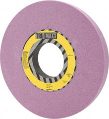 Tru-Maxx - 10" Diam x 3" Hole x 1" Thick, J Hardness, 60 Grit Surface Grinding Wheel - Aluminum Oxide, Type 1, Medium Grade, 3,250 Max RPM, Vitrified Bond, No Recess - Exact Tooling