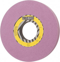 Tru-Maxx - 10" Diam x 3" Hole x 1" Thick, K Hardness, 80 Grit Surface Grinding Wheel - Aluminum Oxide, Type 1, Medium Grade, 3,250 Max RPM, Vitrified Bond, No Recess - Exact Tooling