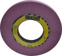 Tru-Maxx - 12" Diam x 5" Hole x 1" Thick, I Hardness, 46 Grit Surface Grinding Wheel - Aluminum Oxide, Type 1, Coarse Grade, 2,705 Max RPM, Vitrified Bond, No Recess - Exact Tooling