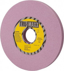 Tru-Maxx - 6" Diam x 1-1/4" Hole x 1/2" Thick, K Hardness, 80 Grit Surface Grinding Wheel - Aluminum Oxide, Type 1, Medium Grade, 5,410 Max RPM, Vitrified Bond, No Recess - Exact Tooling