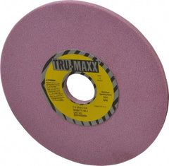 Tru-Maxx - 7" Diam x 1-1/4" Hole x 1/4" Thick, J Hardness, 60 Grit Surface Grinding Wheel - Aluminum Oxide, Type 1, Medium Grade, 3,600 Max RPM, Vitrified Bond, No Recess - Exact Tooling