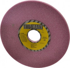 Tru-Maxx - 7" Diam x 1-1/4" Hole x 1/4" Thick, I Hardness, 46 Grit Surface Grinding Wheel - Aluminum Oxide, Type 1, Coarse Grade, 3,600 Max RPM, Vitrified Bond, No Recess - Exact Tooling