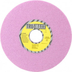 Tru-Maxx - 7" Diam x 1-1/4" Hole x 1/4" Thick, K Hardness, 46 Grit Surface Grinding Wheel - Aluminum Oxide, Type 1, Coarse Grade, 3,600 Max RPM, Vitrified Bond, No Recess - Exact Tooling