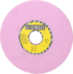 Tru-Maxx - 7" Diam x 1-1/4" Hole x 1/4" Thick, H Hardness, 80 Grit Surface Grinding Wheel - Aluminum Oxide, Type 1, Medium Grade, 3,600 Max RPM, Vitrified Bond, No Recess - Exact Tooling