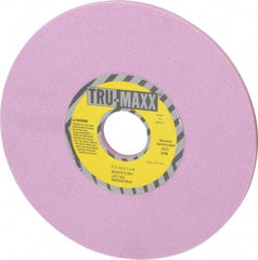 Tru-Maxx - 7" Diam x 1-1/4" Hole x 1/4" Thick, I Hardness, 80 Grit Surface Grinding Wheel - Aluminum Oxide, Type 1, Medium Grade, 3,600 Max RPM, Vitrified Bond, No Recess - Exact Tooling