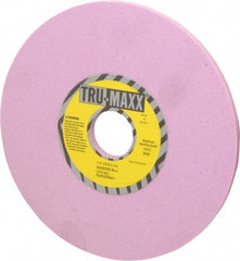 Tru-Maxx - 7" Diam x 1-1/4" Hole x 1/4" Thick, J Hardness, 80 Grit Surface Grinding Wheel - Aluminum Oxide, Type 1, Medium Grade, 3,600 Max RPM, Vitrified Bond, No Recess - Exact Tooling