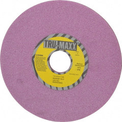 Tru-Maxx - 7" Diam x 1-1/4" Hole x 1/4" Thick, H Hardness, 46 Grit Surface Grinding Wheel - Aluminum Oxide, Type 1, Coarse Grade, 3,600 Max RPM, Vitrified Bond, No Recess - Exact Tooling