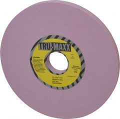 Tru-Maxx - 7" Diam x 1-1/4" Hole x 1/2" Thick, I Hardness, 100 Grit Surface Grinding Wheel - Aluminum Oxide, Type 1, Fine Grade, 3,600 Max RPM, Vitrified Bond, No Recess - Exact Tooling