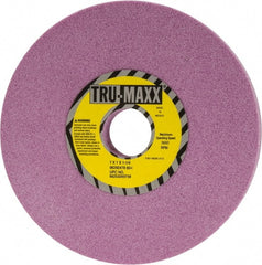 Tru-Maxx - 7" Diam x 1-1/4" Hole x 1" Thick, I Hardness, 60 Grit Surface Grinding Wheel - Aluminum Oxide, Type 1, Medium Grade, 3,600 Max RPM, Vitrified Bond, No Recess - Exact Tooling