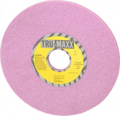 Tru-Maxx - 7" Diam x 1-1/4" Hole x 1/4" Thick, J Hardness, 46 Grit Surface Grinding Wheel - Aluminum Oxide, Type 1, Coarse Grade, 3,600 Max RPM, Vitrified Bond, No Recess - Exact Tooling
