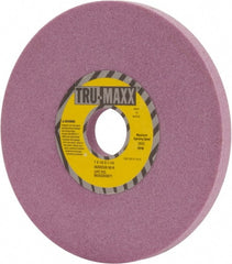 Tru-Maxx - 7" Diam x 1-1/4" Hole x 1/2" Thick, K Hardness, 60 Grit Surface Grinding Wheel - Aluminum Oxide, Type 1, Medium Grade, 3,600 Max RPM, Vitrified Bond, No Recess - Exact Tooling