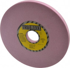 Tru-Maxx - 7" Diam x 1-1/4" Hole x 1/2" Thick, I Hardness, 80 Grit Surface Grinding Wheel - Aluminum Oxide, Type 1, Medium Grade, 3,600 Max RPM, Vitrified Bond, No Recess - Exact Tooling