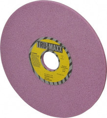 Tru-Maxx - 8" Diam x 1-1/4" Hole x 1/4" Thick, H Hardness, 46 Grit Surface Grinding Wheel - Aluminum Oxide, Type 1, Coarse Grade, 3,105 Max RPM, Vitrified Bond, No Recess - Exact Tooling