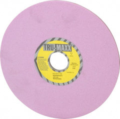 Tru-Maxx - 8" Diam x 1-1/4" Hole x 1/4" Thick, K Hardness, 80 Grit Surface Grinding Wheel - Aluminum Oxide, Type 1, Medium Grade, 3,600 Max RPM, Vitrified Bond, No Recess - Exact Tooling