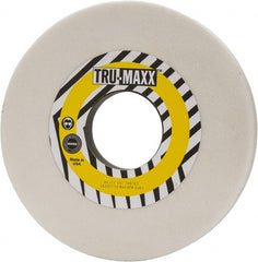 Tru-Maxx - 10" Diam x 3" Hole x 1" Thick, I Hardness, 46 Grit Surface Grinding Wheel - Aluminum Oxide, Type 1, Coarse Grade, 2,483 Max RPM, Vitrified Bond, No Recess - Exact Tooling